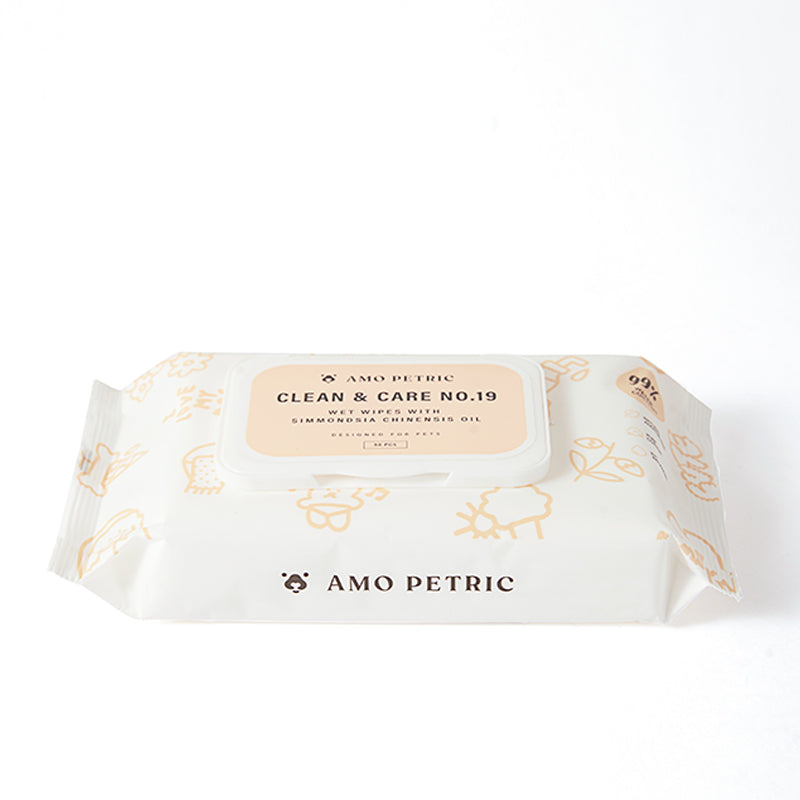 Amo Petric & Céline Dumartin Wet Wipes with Jojoba Oil for Pets