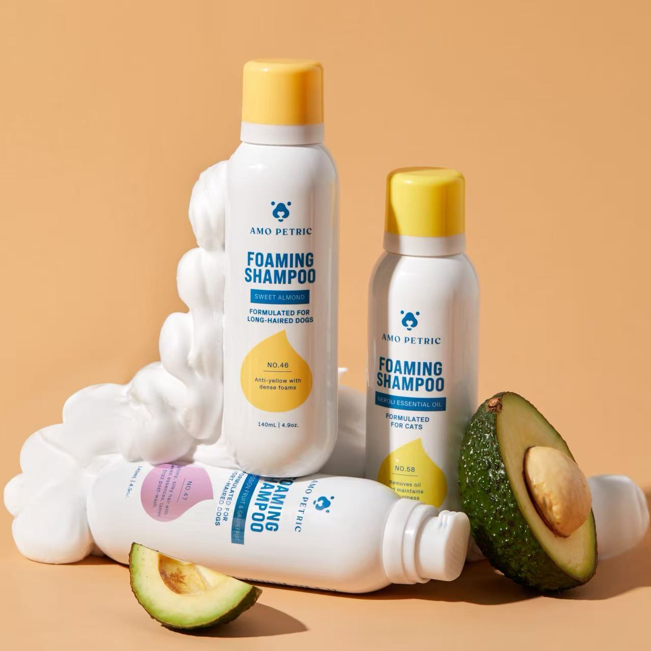 Amo Petric pet bath mousse